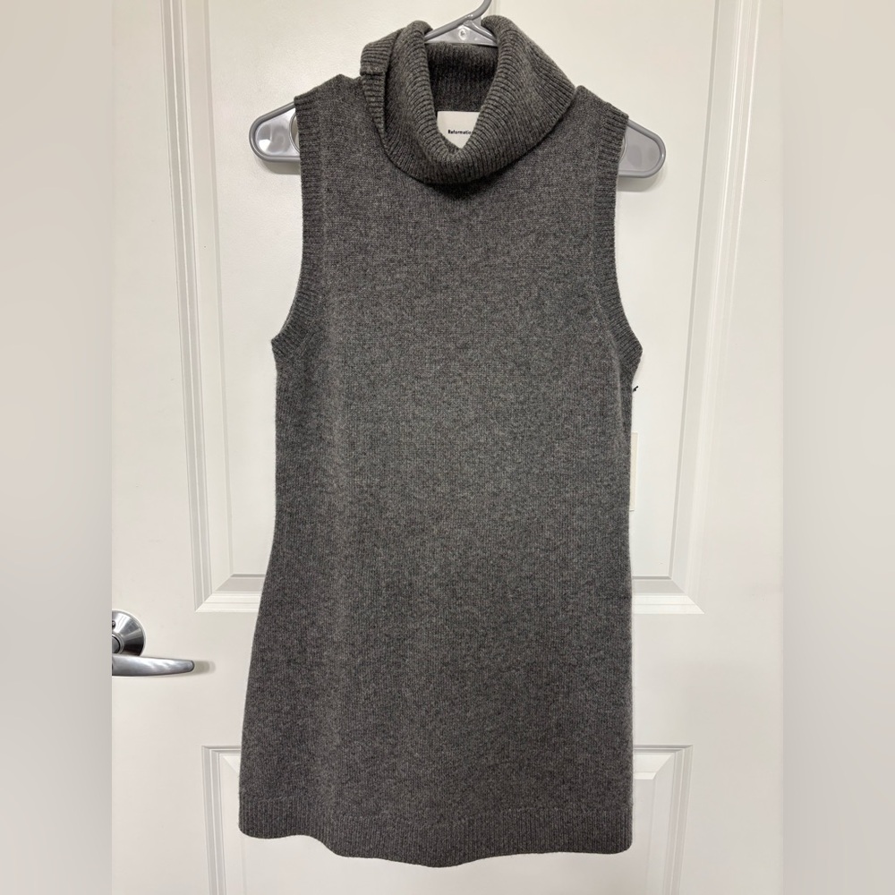 Holland Cashmere Turtleneck Sweater Dress